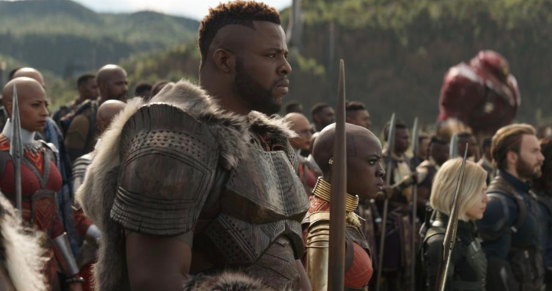 Winston Duke helped the Russos figure out Wakandan battle cries.